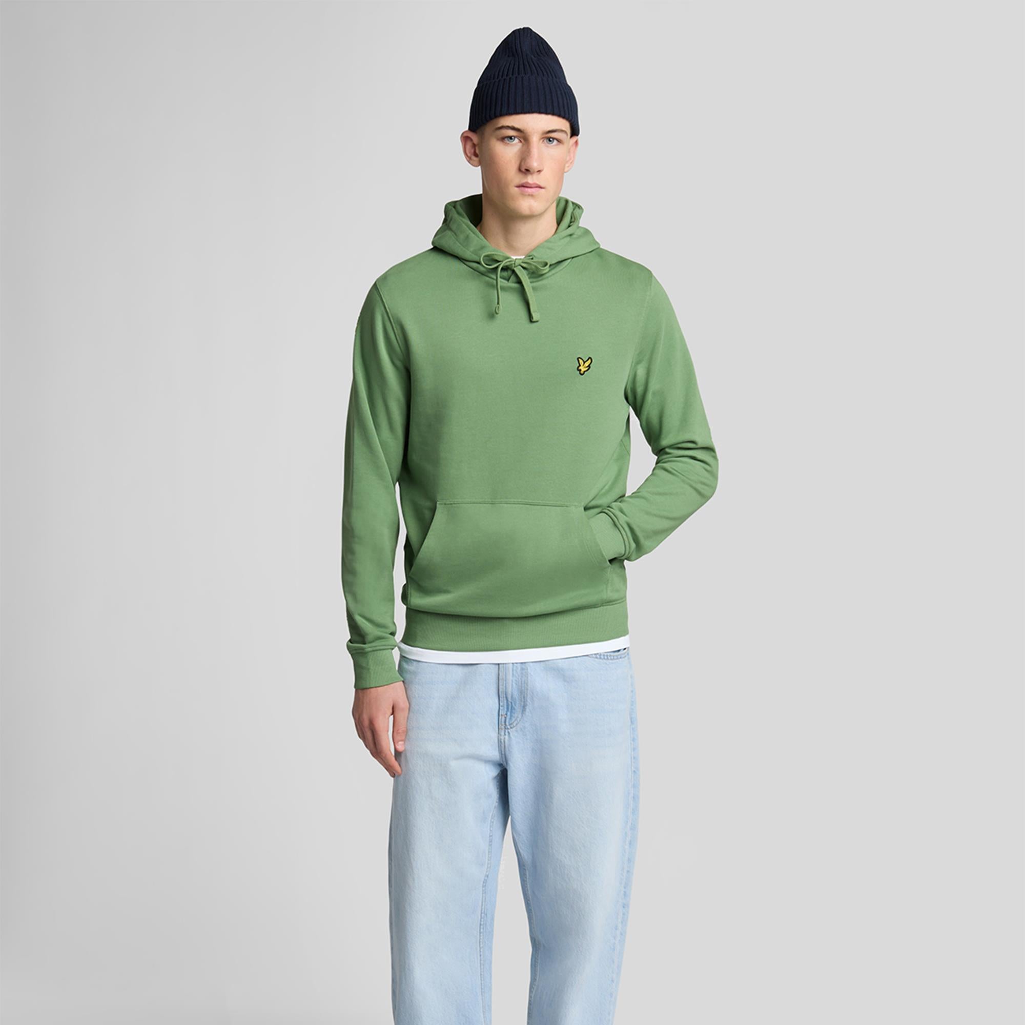 Lyle & Scott Pullover Mens Hoodie Smoke Green